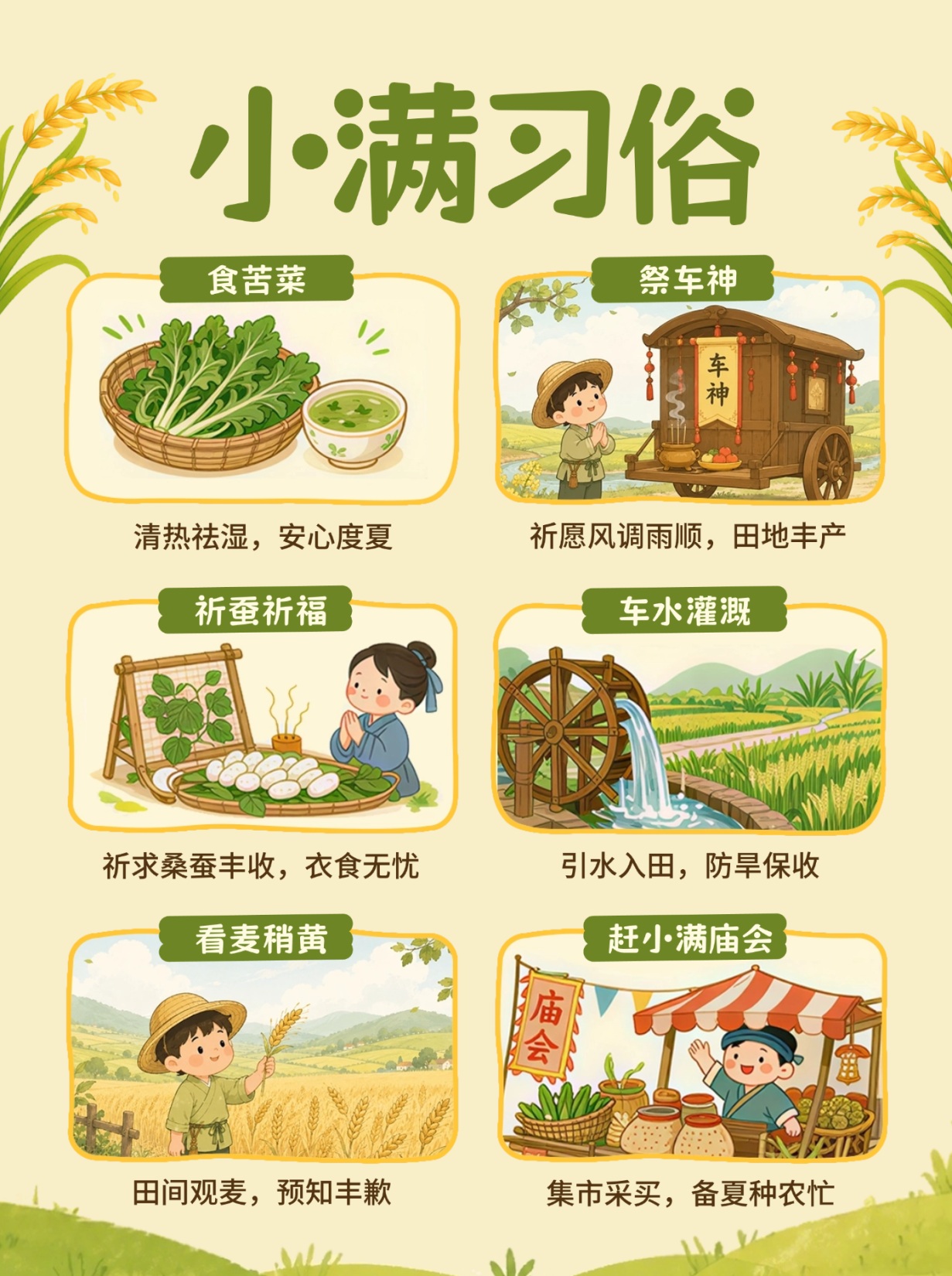 小满习俗